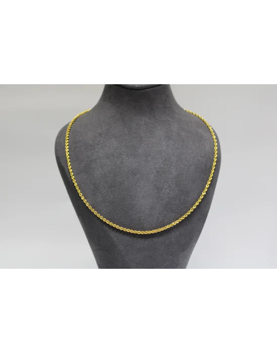 14 Ayar Altın Halat Modeli Zincir Kolye 5.33 GR 60 CM ZNC1681