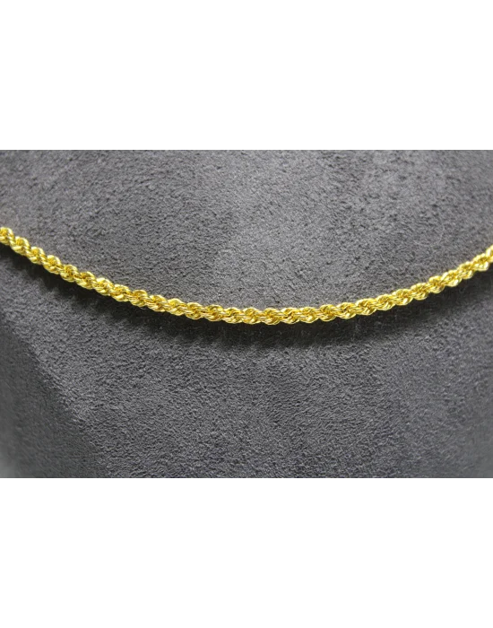 14 Ayar Altın Halat Modeli Zincir Kolye 5.54 GR 60 CM ZNC1686