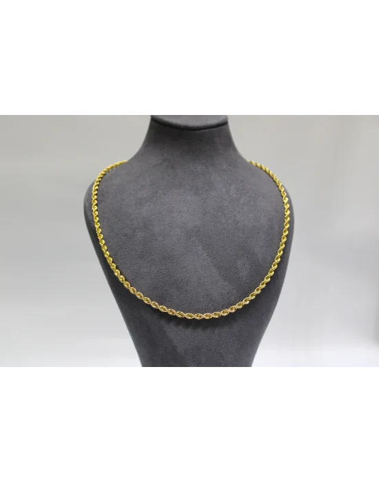 14 Ayar Altın Halat Modeli Zincir Kolye 9.23 GR 65 CM ZNC2247
