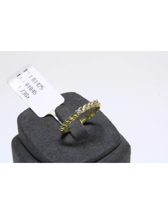 14 Ayar Altın Yüzük Taşlı Beştaş Model 1.73 GR YZK6220