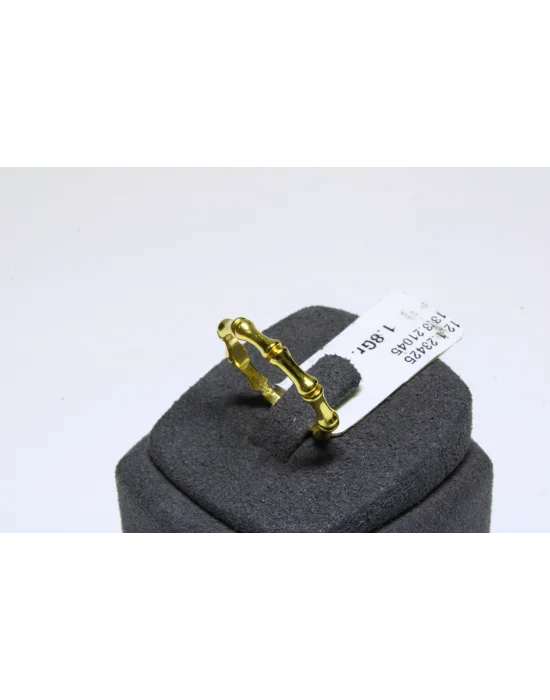 14 Ayar Altın Yüzük Kemik Modeli 1.80 GR YZK4511