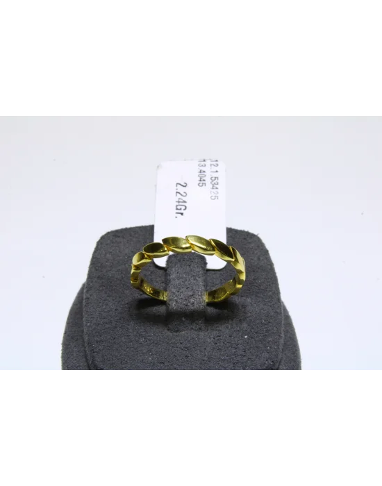 14 Ayar Altın Yüzük İtalyan Burma Model 2.24 GR YZK4525