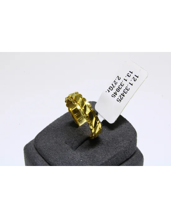14 Ayar Altın Yüzük Burma Model 2.27 GR YZK7141