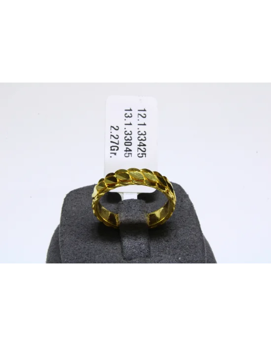 14 Ayar Altın Yüzük Burma Model 2.27 GR YZK7141