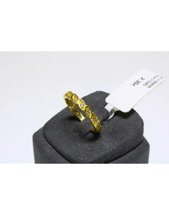 14 Ayar Altın Yüzük Markiz Model 2.30 GR YZK4516