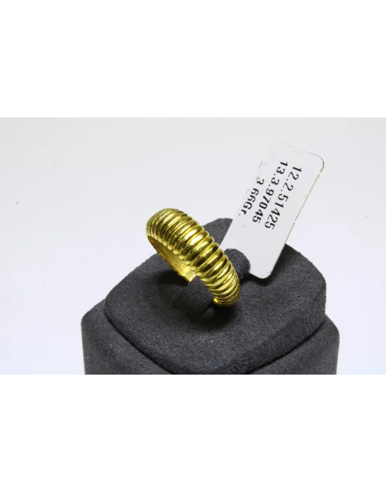 14 Ayar Altın Yüzük Sarmal Model 3.66 GR YZK6130
