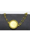 14 Ayar Altın Bileklik Künye Özel Tasarım 5.4 GR KNY4017