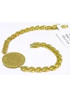 14 Ayar Altın Bileklik Künye Özel Tasarım 8.84 GR MDL4518