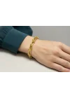 14 Ayar Altın Bileklik Künye Özel Tasarım 9.34 GR KNY2514