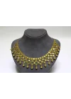 14 Ayar Altın Dört Sıralı Kişnişli Kolye 40 CM 23.57 GR KLY4597