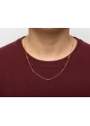 14 Ayar Altın Zincir Kolye 45 CM 3.81 GR KLY3594