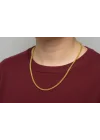 14 Ayar Altın Zincir Kolye 60 CM 9.55 GR ZNC1474