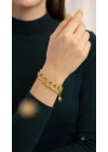 22 Ayar Altın Bileklik Künye Özel Tasarım 12.22 GR KNY4829