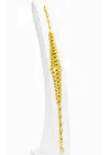 22 Ayar Altın Bileklik Künye Yaprak Desenli Model 8.96 GR KNY4831