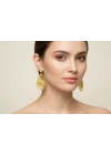 22 Ayar Altın Hint Küpe 9.8 GR KPE7597