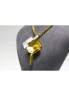 22 Ayar Altın Kolye Ucu Özel Tasarım Çiçek Kolye Ucu 9.34 GR MDL1805