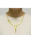22 Ayar Altın Zincir Kolye 50 CM 16.28 GR KLY4324