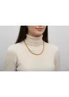 22 Ayar Altın Zincir Kolye 60 CM 16.34 GR ZNC2141
