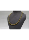22 Ayar Altın Zincir Kolye 60 CM 9.6 GR ZNC3224