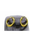 14 Ayar Altın Dorikalı Halka Küpe 3.24GR KPE9940