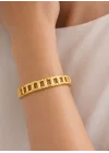 22 Ayar Altın Dikdörtgen T Model Kelepçe Bilezik 17.96 GR KLP2151