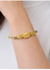 22 Ayar Altın Dorikalı İşlemeli Fantazi Kelepçe Bilezik 11.19 GR KLP0805