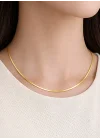 14 Ayar Altın İtalyan Örme Modeli Kolye