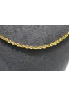 22 Ayar Altın Halat Modeli Zincir Kolye 7.43 GR 75 CM ZNC2119
