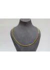 14 Ayar Altın Pullu Model Zincir Kolye 4.58 GR 50 CM ZNC2100