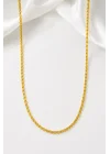14 Ayar Altın Pullu Model Zincir Kolye 6.51 GR 65 CM ZNC1981