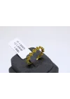 14 Ayar Altın Yüzük Top Top Taç Modeli 1.86 GR TKS4793