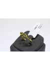 14 Ayar Altın Yüzük Top Başlı Modeli 2.28 GR TKS4517