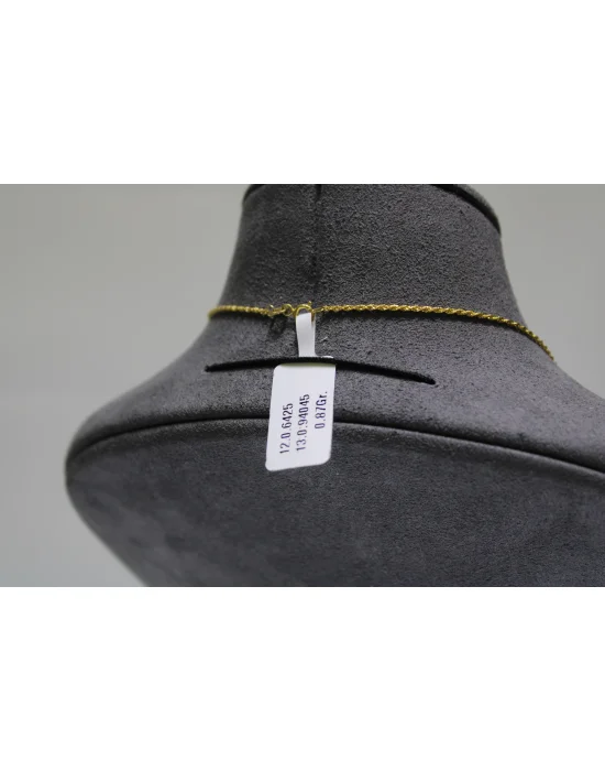 14 Ayar Altın Halat Modeli Zincir Kolye 0.87 GR