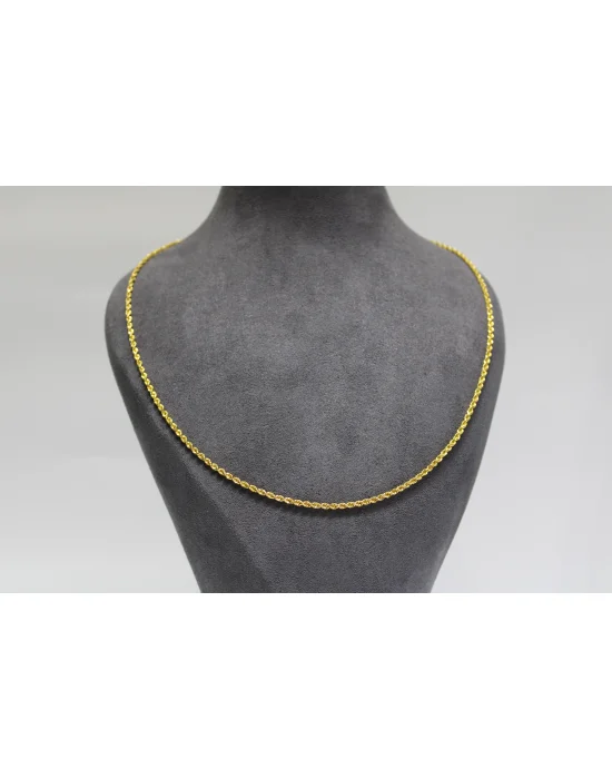 14 Ayar Altın Halat Modeli Zincir Kolye 3.26 GR
