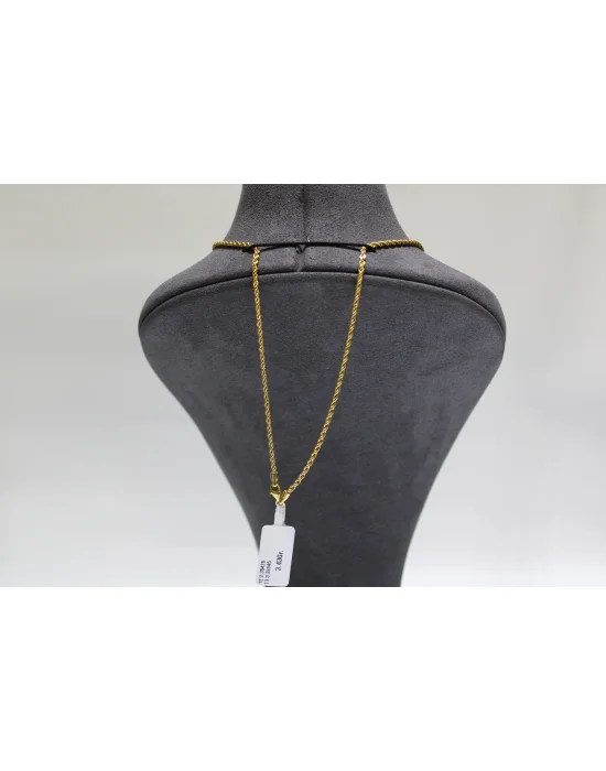 14 Ayar Altın Halat Modeli Zincir Kolye 3.43 GR 65CM