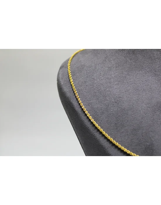 14 Ayar Altın Halat Modeli Zincir Kolye 3.43 GR 65CM