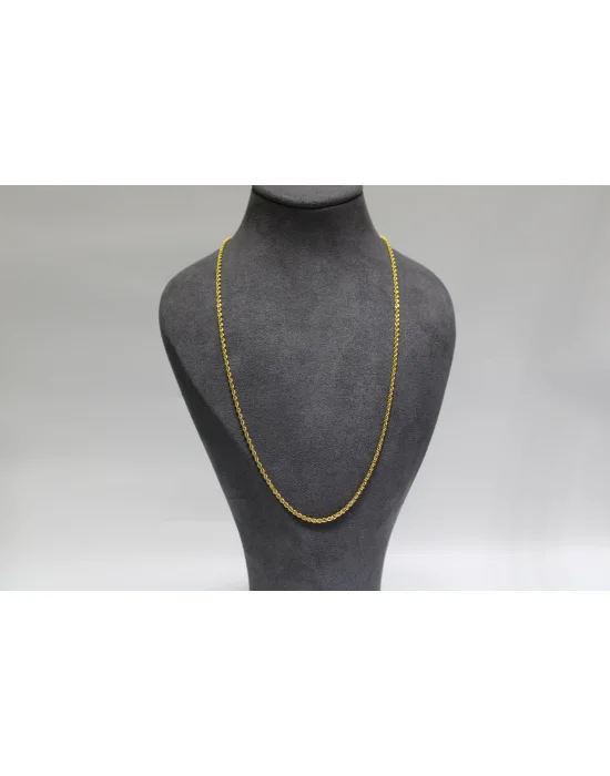 14 Ayar Altın Halat Modeli Zincir Kolye 3.51 GR 65 CM