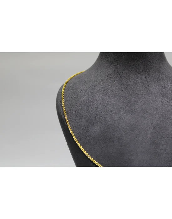 14 Ayar Altın Halat Modeli Zincir Kolye 3.51 GR 65 CM