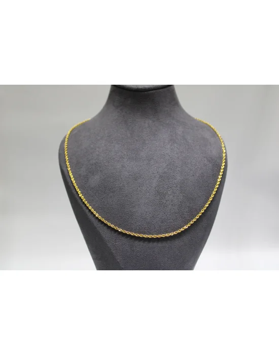 14 Ayar Altın Halat Modeli Zincir Kolye 3.55 GR 70 CM
