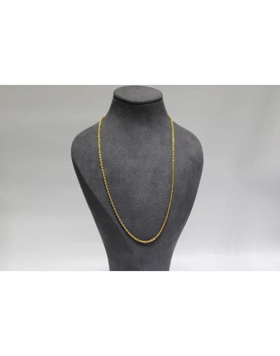 14 Ayar Altın Halat Modeli Zincir Kolye 3.55 GR 70 CM