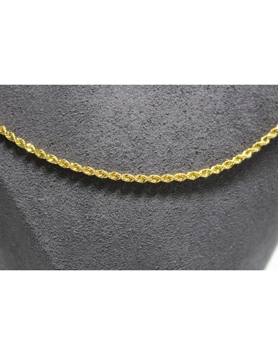 14 Ayar Altın Halat Modeli Zincir Kolye 3.55 GR 70 CM