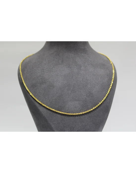 14 Ayar Altın Halat Modeli Zincir Kolye 3.63 GR 65 CM