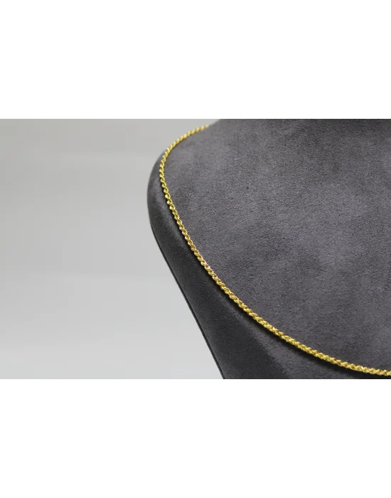 14 Ayar Altın Halat Modeli Zincir Kolye 3.63 GR 65 CM