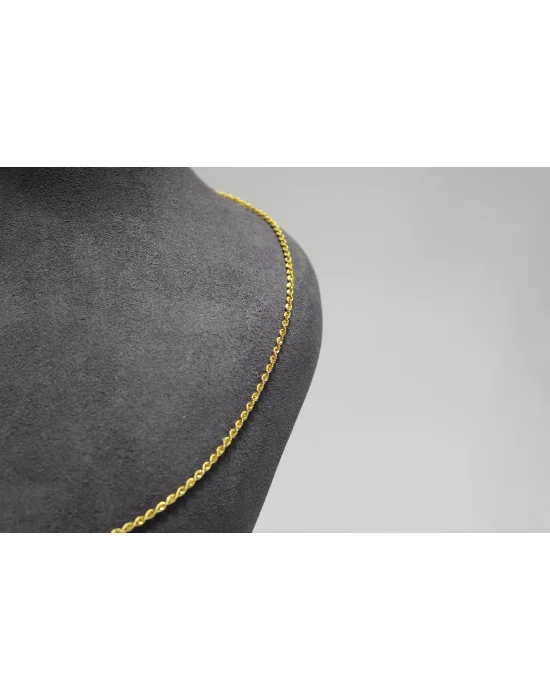 14 Ayar Altın Halat Modeli Zincir Kolye 3.63 GR 65 CM