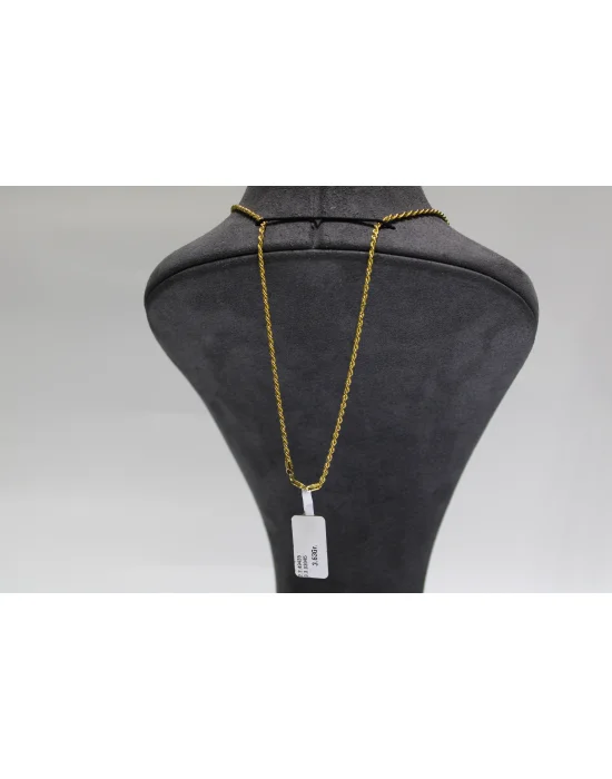 14 Ayar Altın Halat Modeli Zincir Kolye 3.63 GR 65 CM