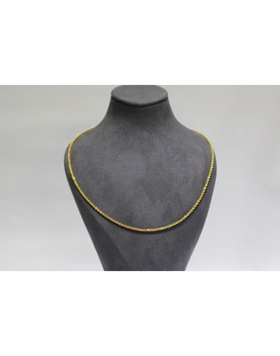 14 Ayar Altın Halat Modeli Zincir Kolye 3.67 GR