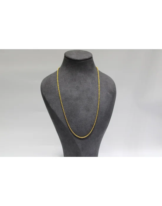 14 Ayar Altın Halat Modeli Zincir Kolye 3.69 GR 70 CM