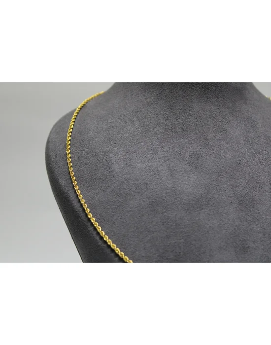 14 Ayar Altın Halat Modeli Zincir Kolye 3.69 GR 70 CM