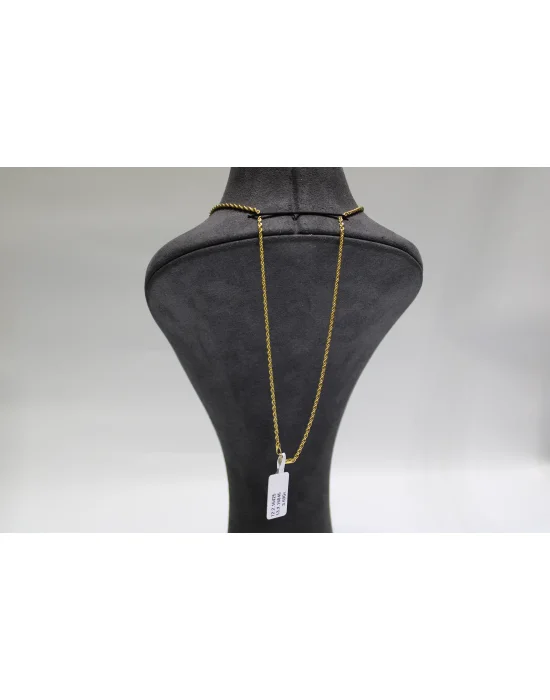 14 Ayar Altın Halat Modeli Zincir Kolye 3.69 GR 70 CM