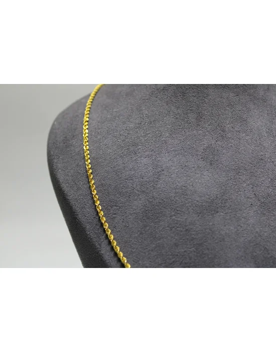 14 Ayar Altın Halat Modeli Zincir Kolye 3.90 GR 65 CM